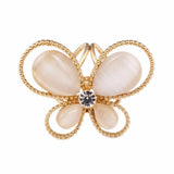 Tricyclic Butterfly Scarf Buckle Wedding Brooch Holder Scarf Jewelry