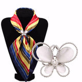 Tricyclic Butterfly Scarf Buckle Wedding Brooch Holder Scarf Jewelry