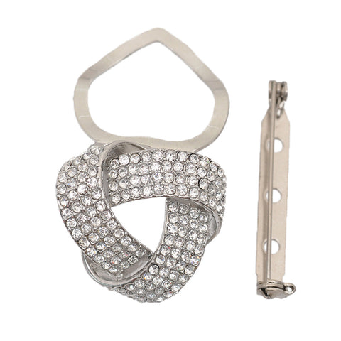 Fashion Three-ring Scarf Buckle Scarf Rings Scarf Clips for Woman